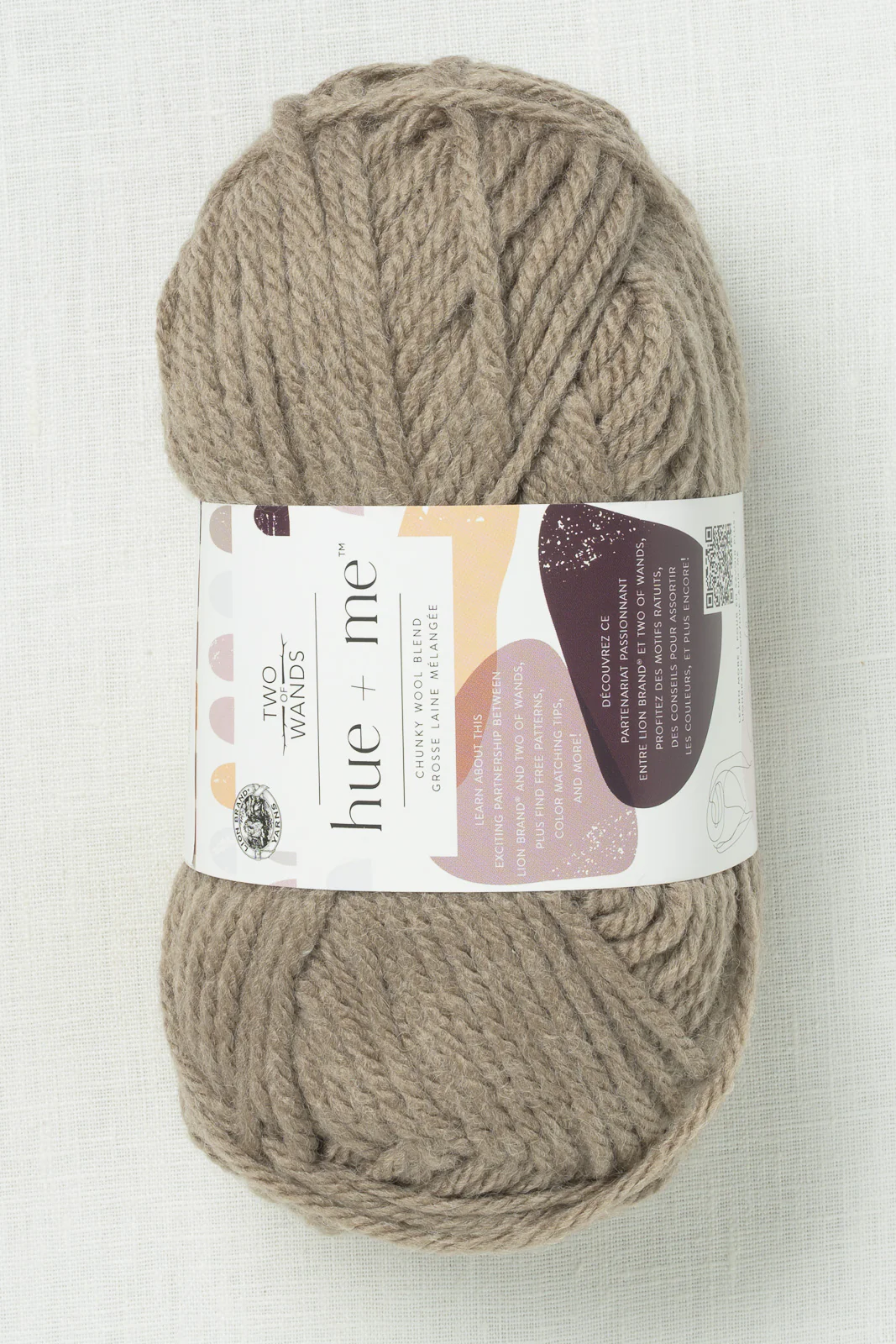 Lion Brand Hue + Me 125AI Warm Stone