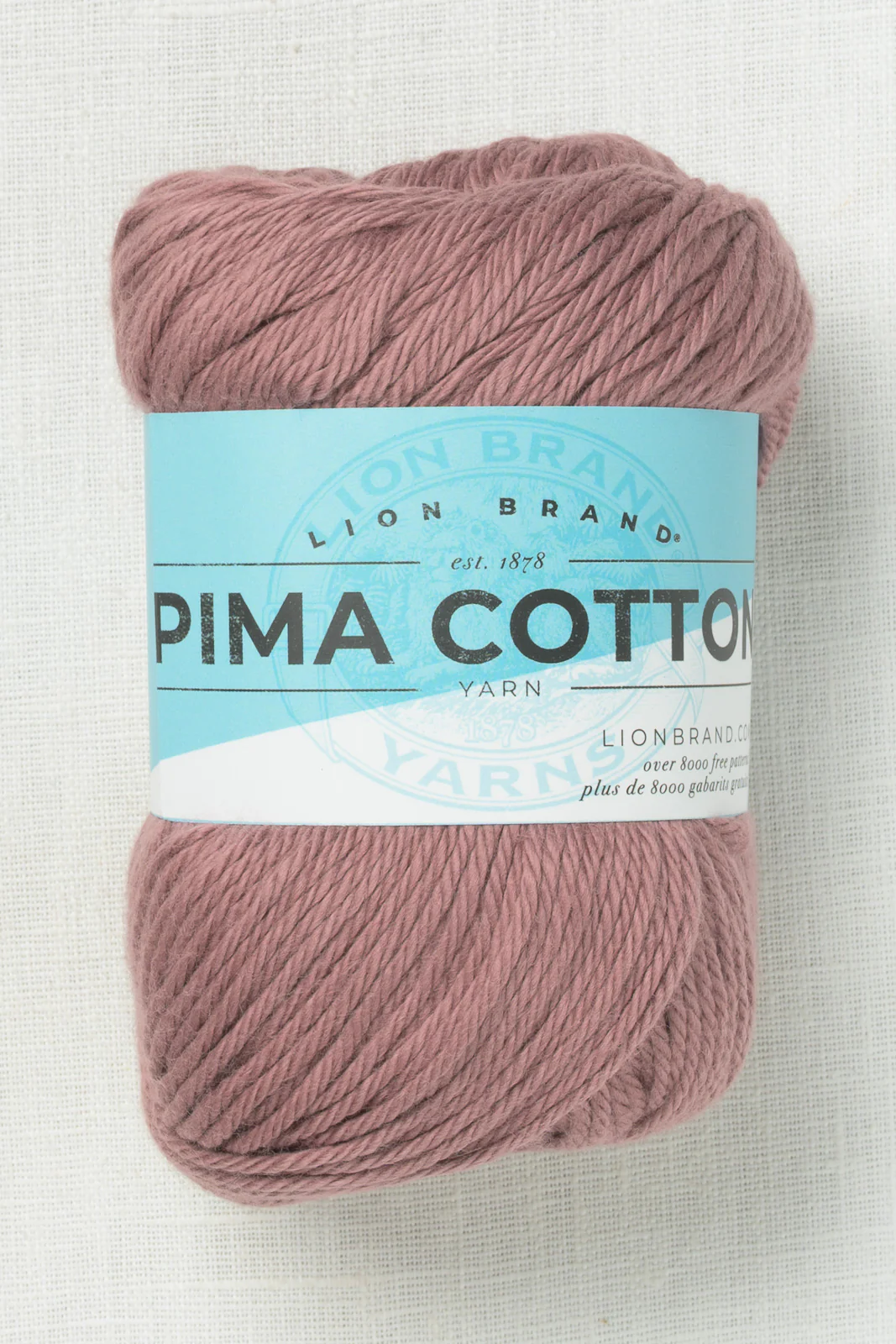 Lion Brand Pima Cotton 140R Rose Taupe