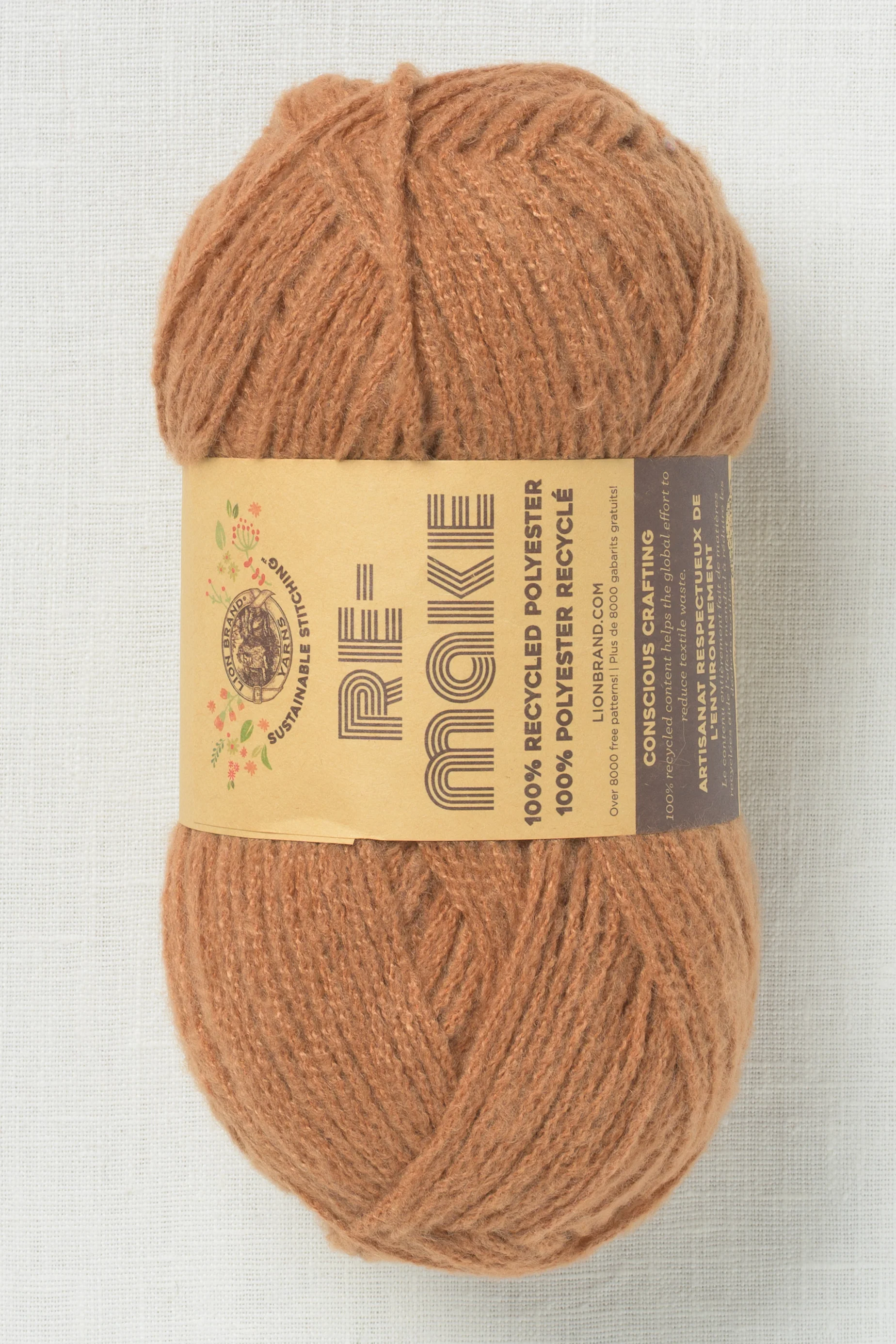Lion Brand Re-Make 125U Chestnut