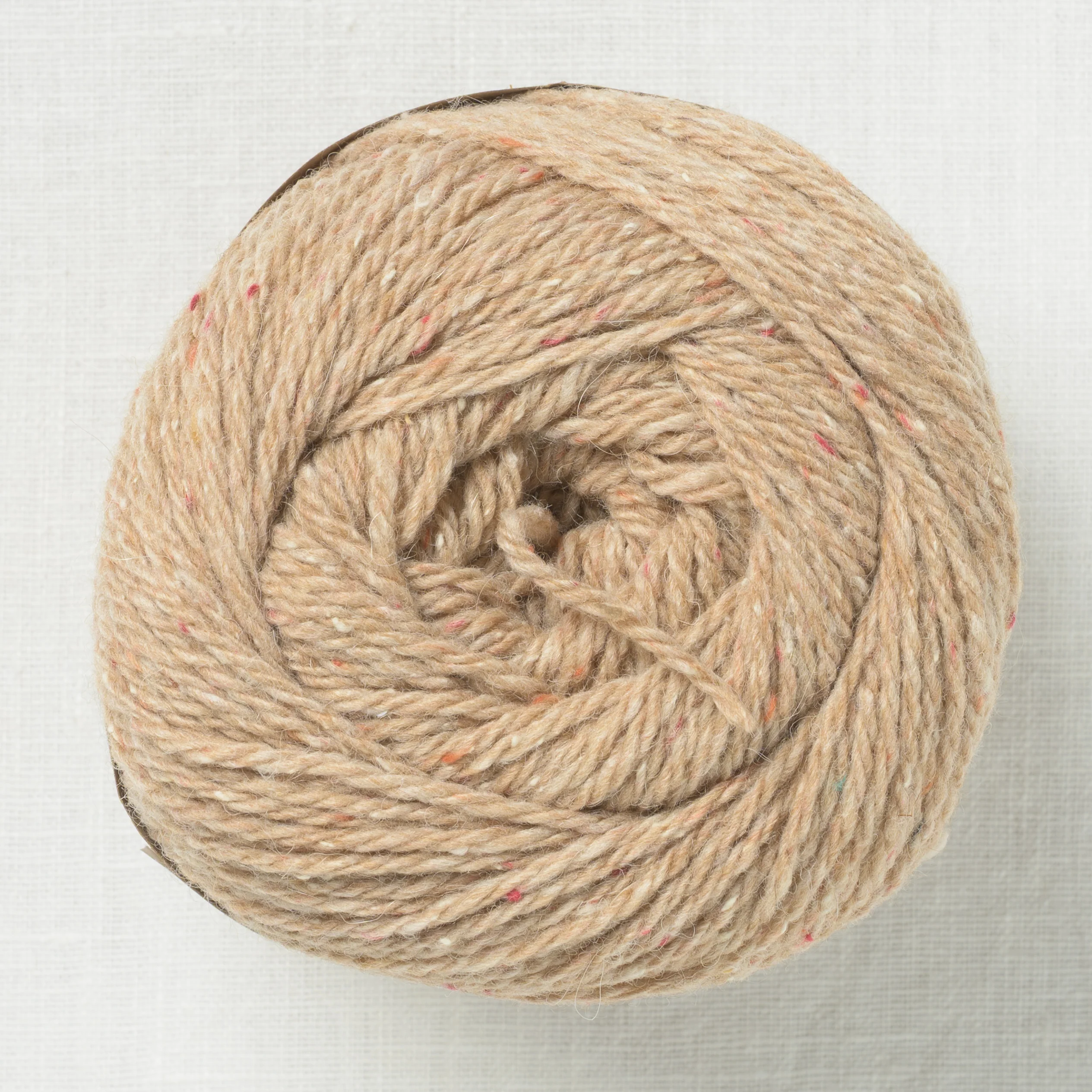 Lion Brand Re-Tweed 122P Peanut Butter