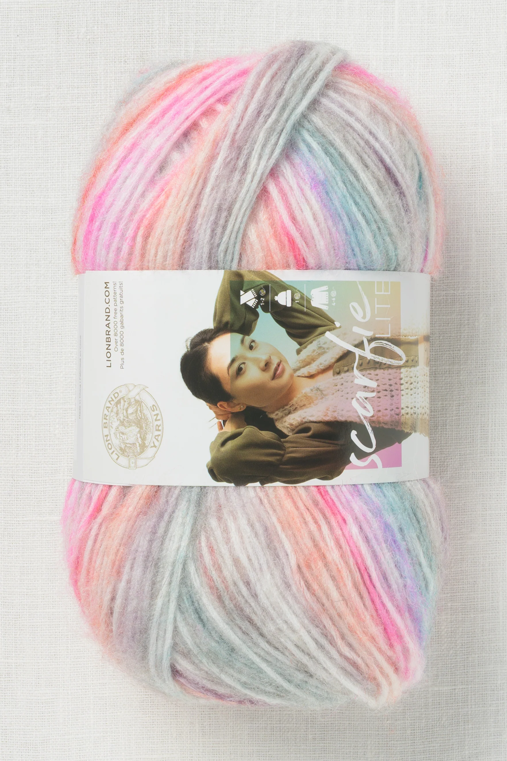Lion Brand Scarfie Lite 602G Sunset