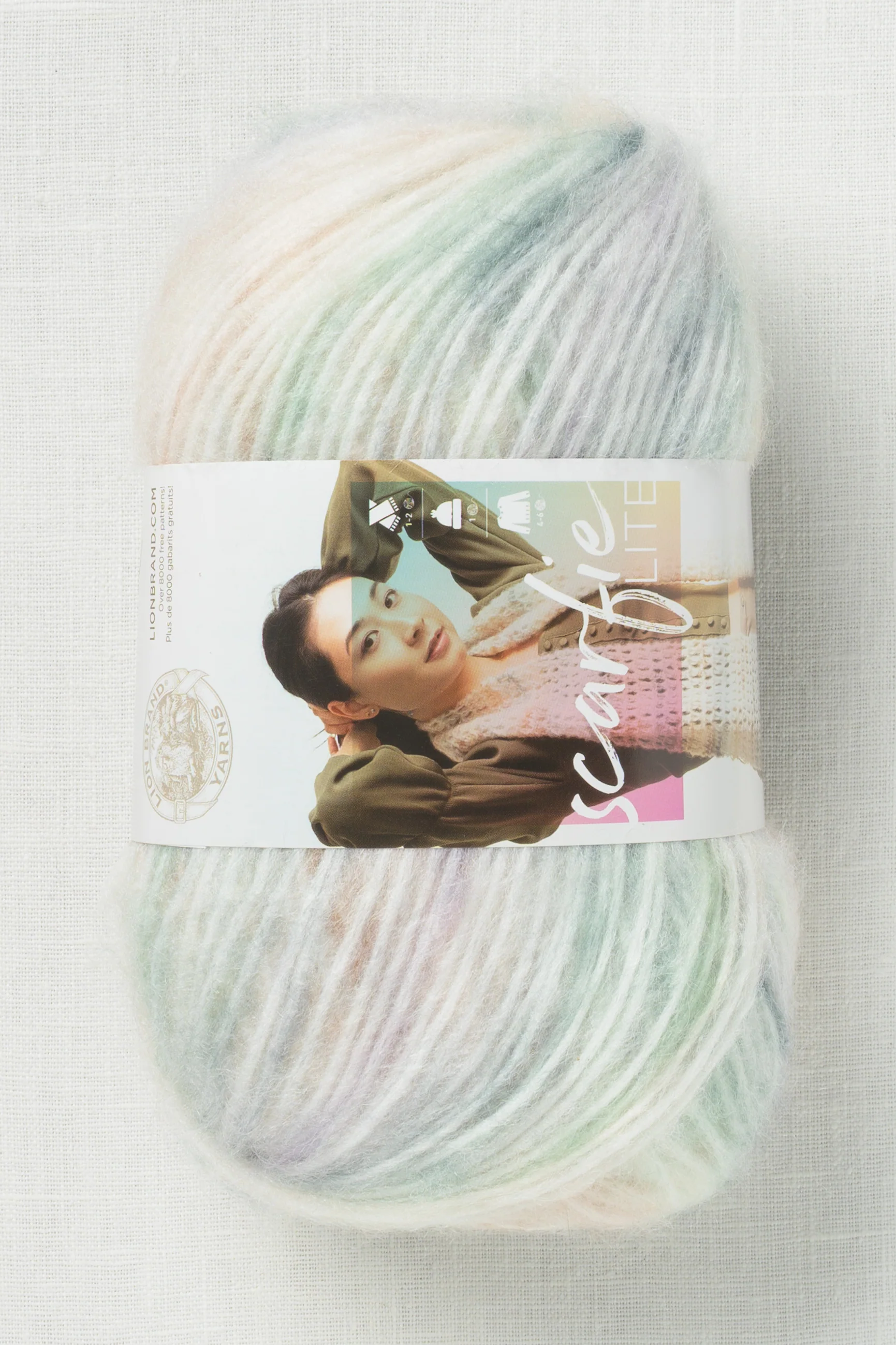 Lion Brand Scarfie Lite 608X Tiger Lily