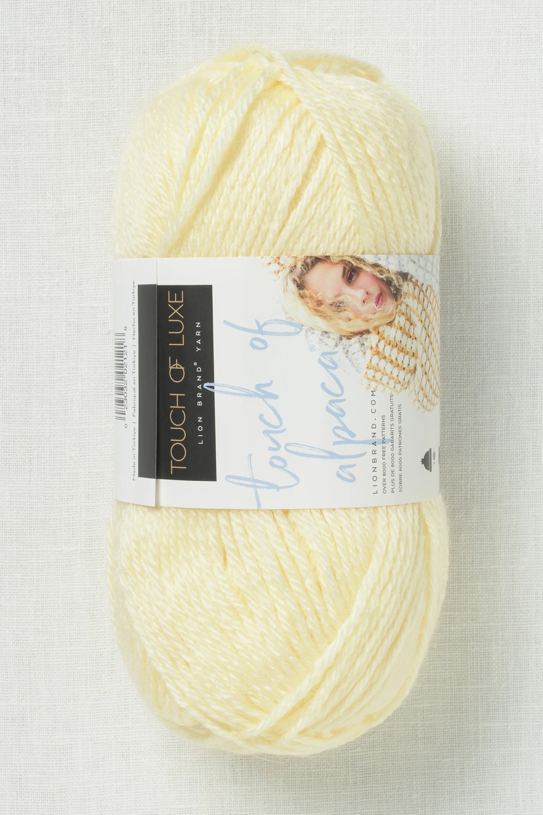 Lion Brand Touch of Alpaca 098D Cream