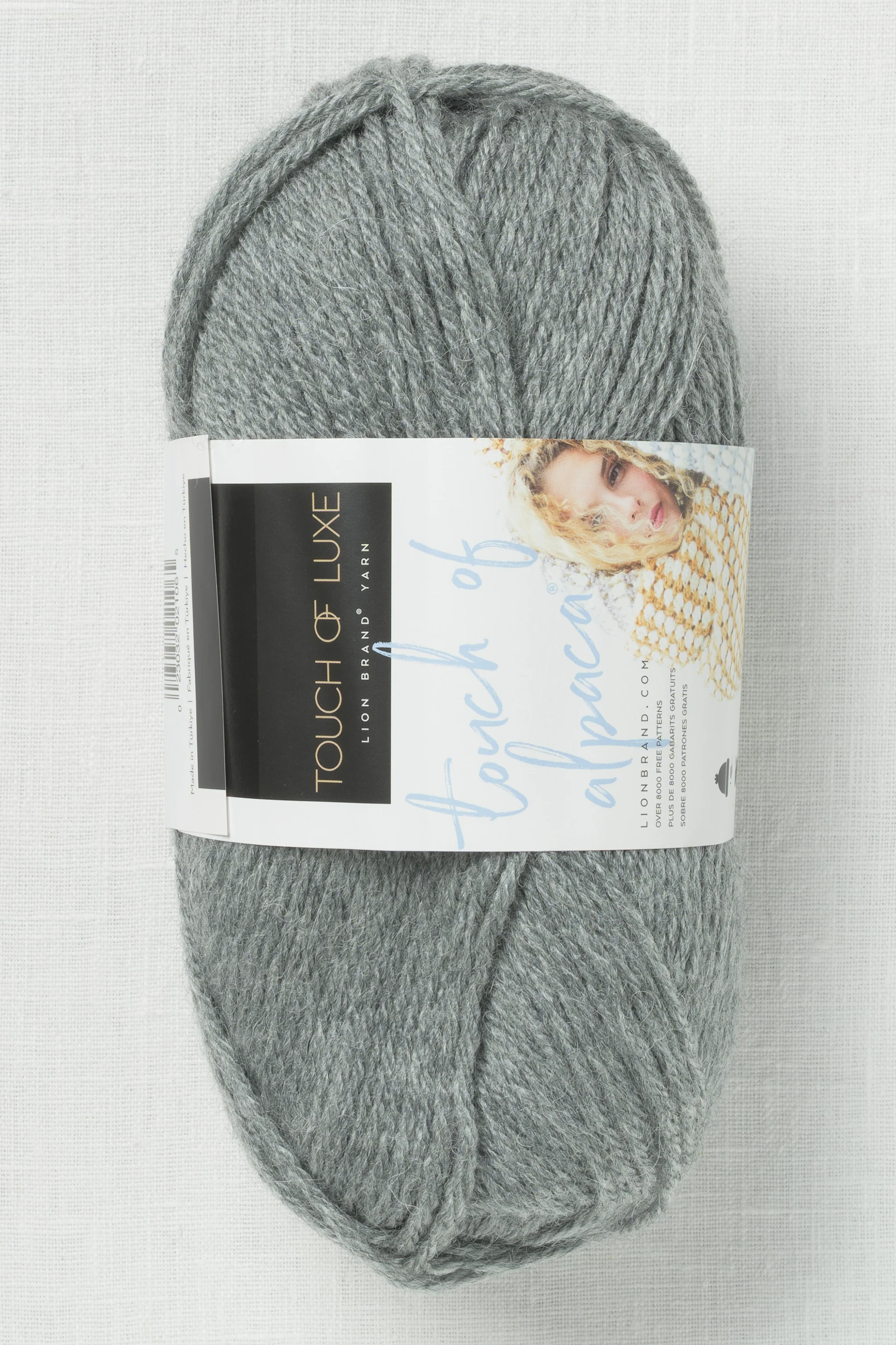 Lion Brand Touch of Alpaca 150U Oxford Grey