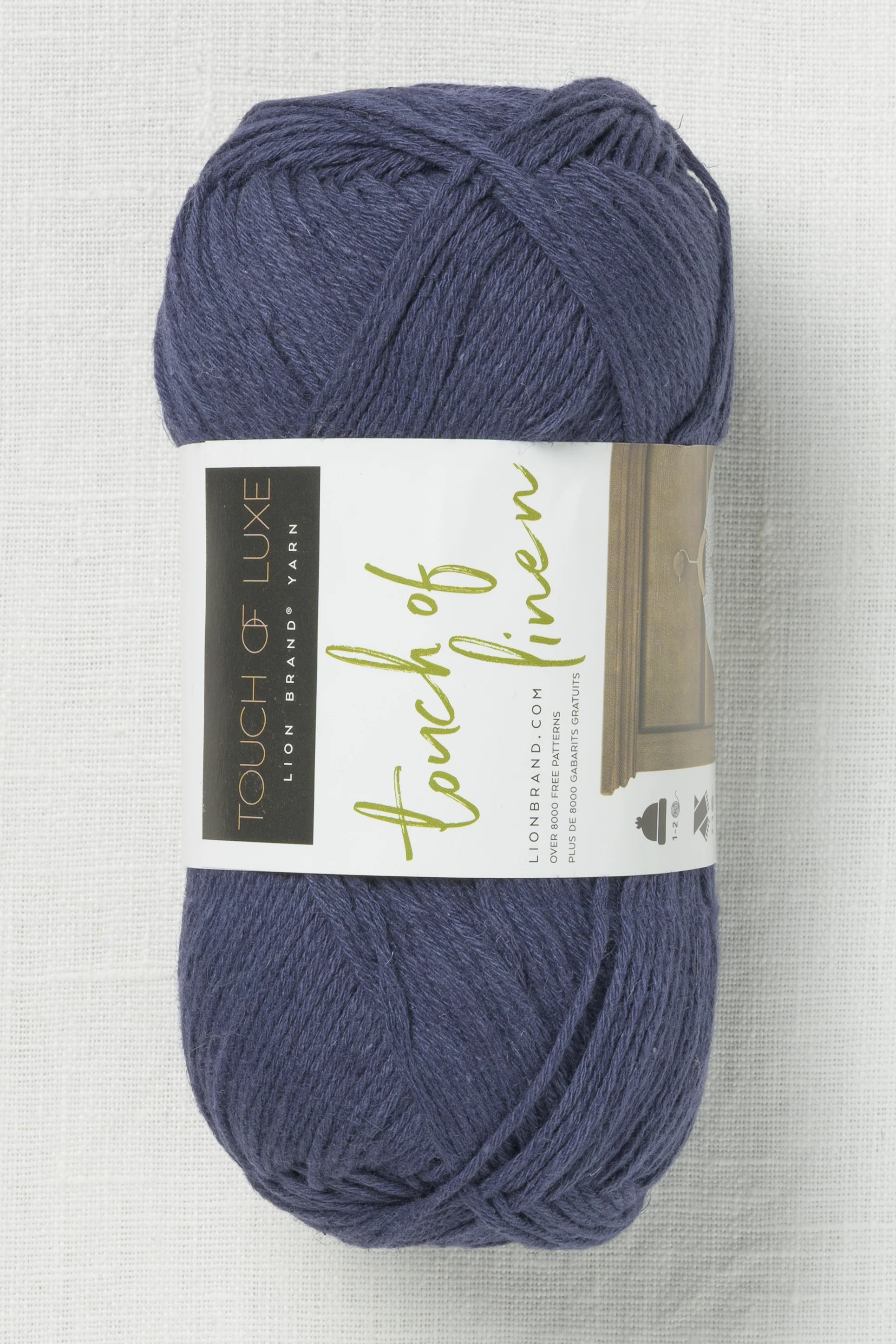 Lion Brand Touch of Linen 110L Indigo