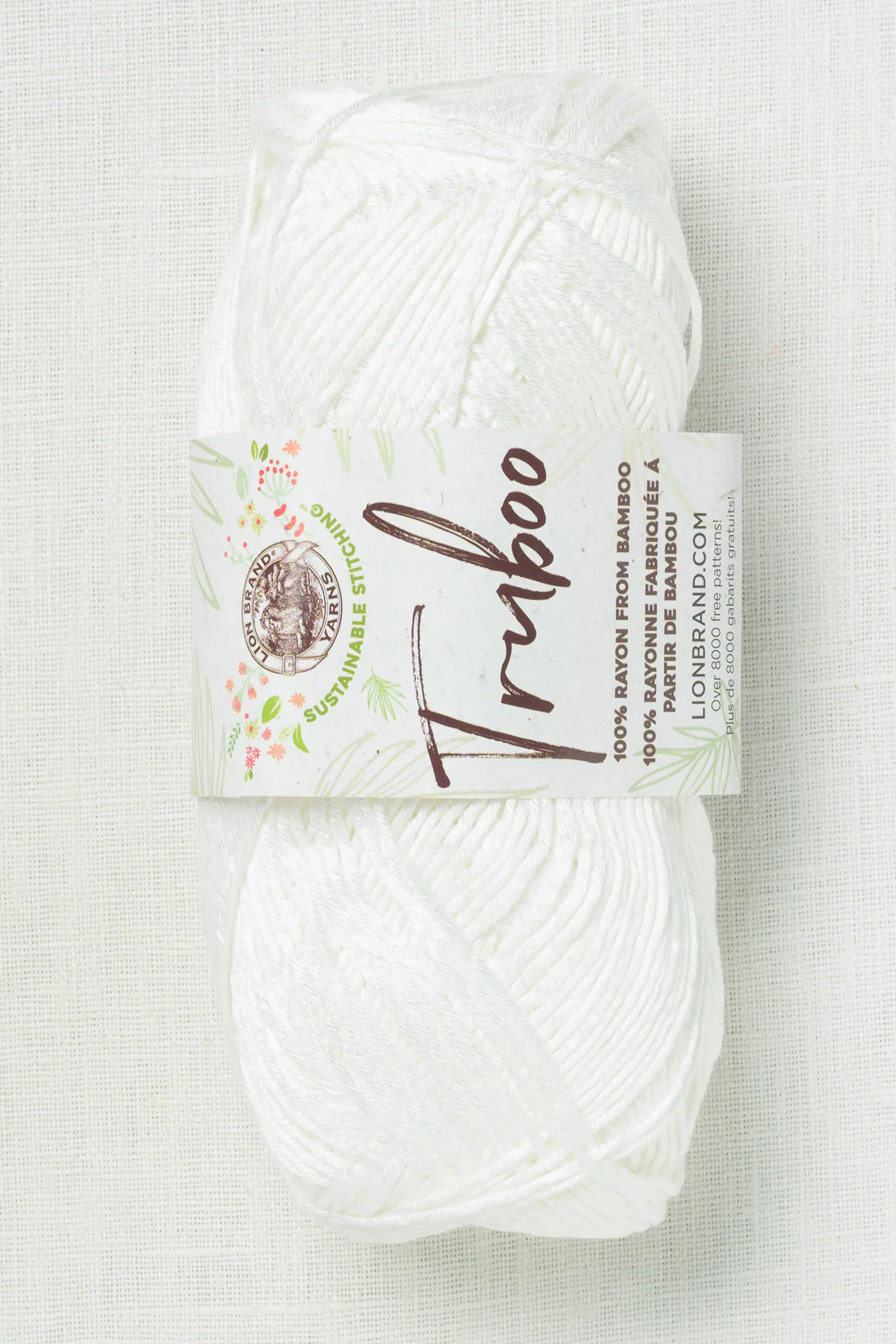 Lion Brand Truboo 100 White