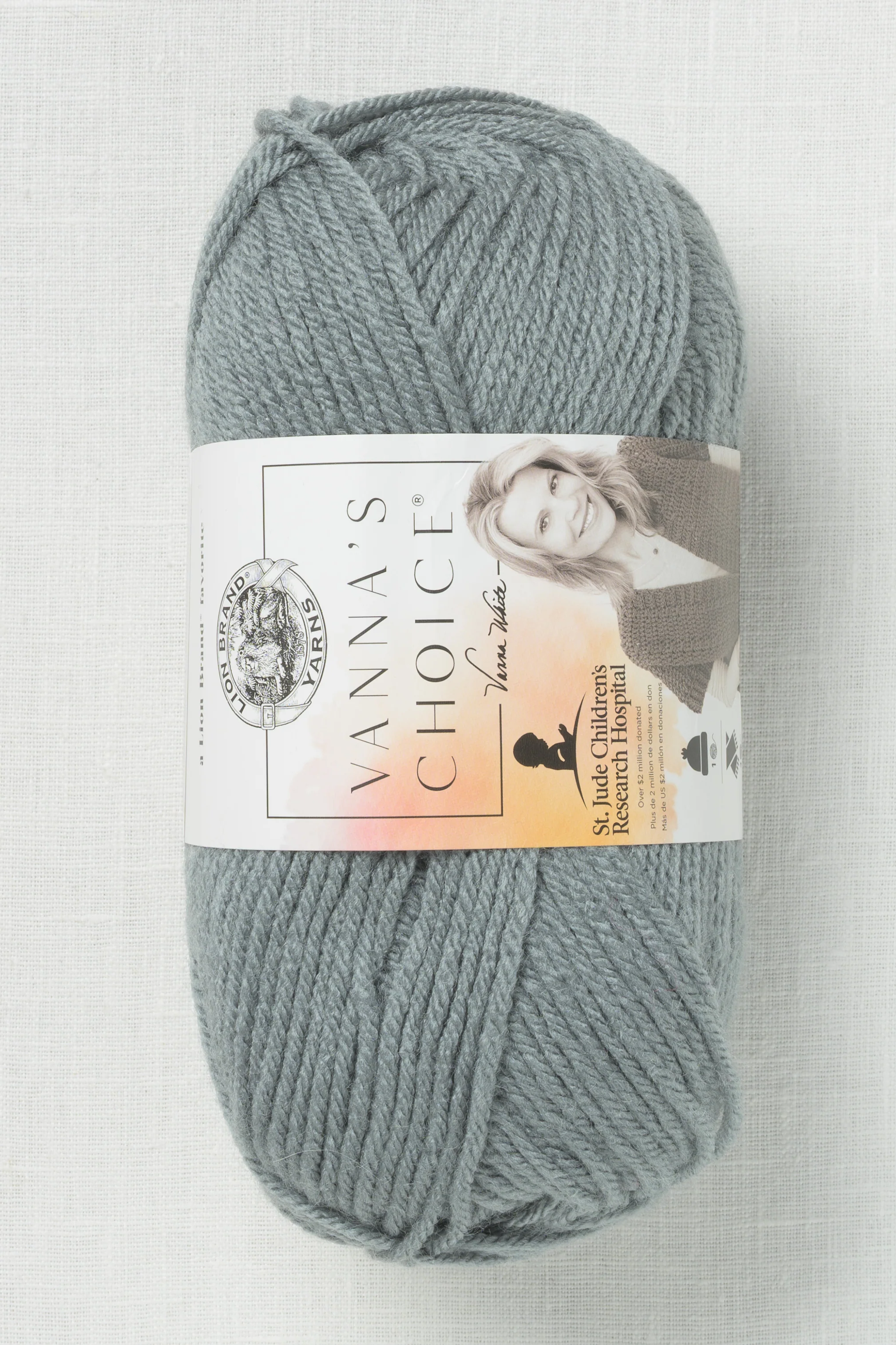 Lion Brand Vanna's Choice 149J Silver Grey