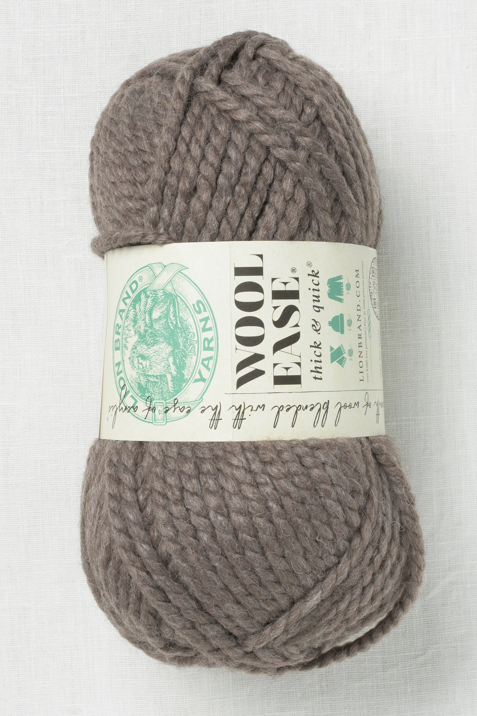 Lion Brand Wool Ease Thick & Quick 161F Teak