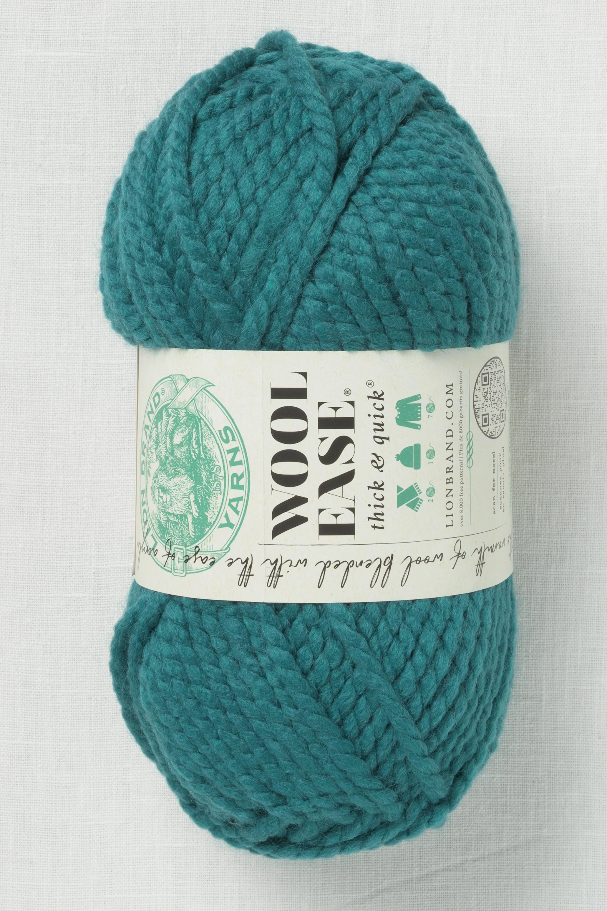 Lion Brand Wool Ease Thick & Quick 175M Marine