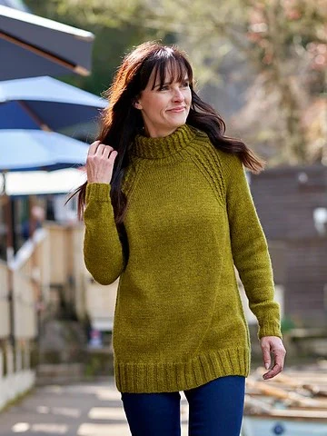 Lothersdale Roll Neck Jumper by Sarah Hatton