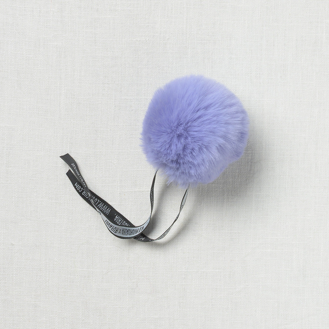 Lovafur Luxe Faux Fur Baby Pom Lavender Rex - Image 2