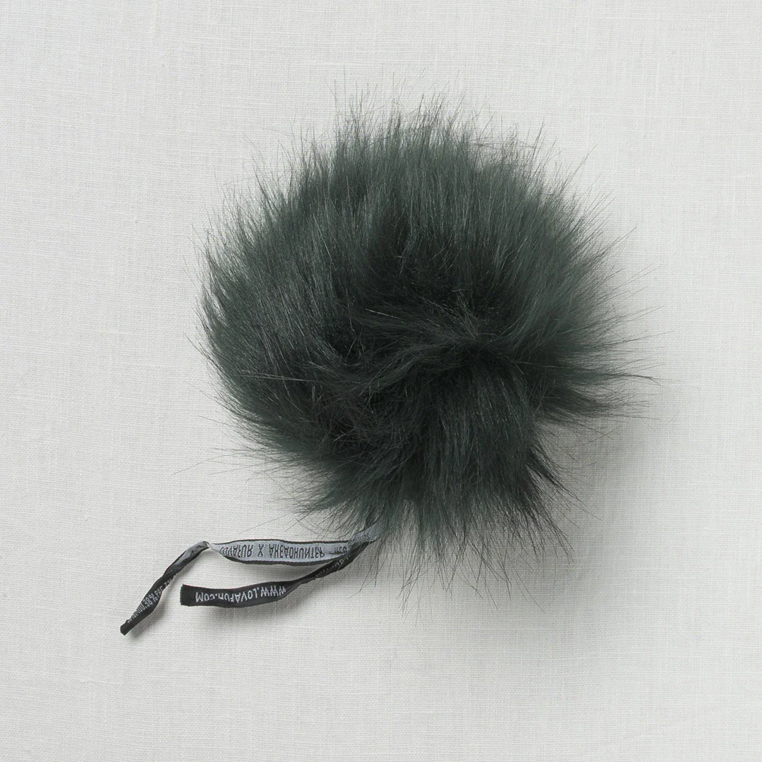 Lovafur Luxe Faux Fur Pom Emerald Fox - Image 2