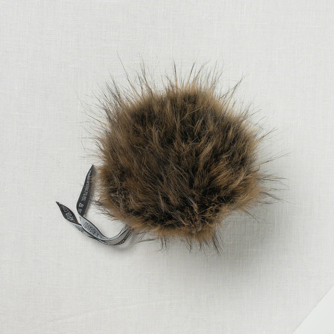 Lovafur Luxe Faux Fur Pom Lehm Raccoon - Image 2