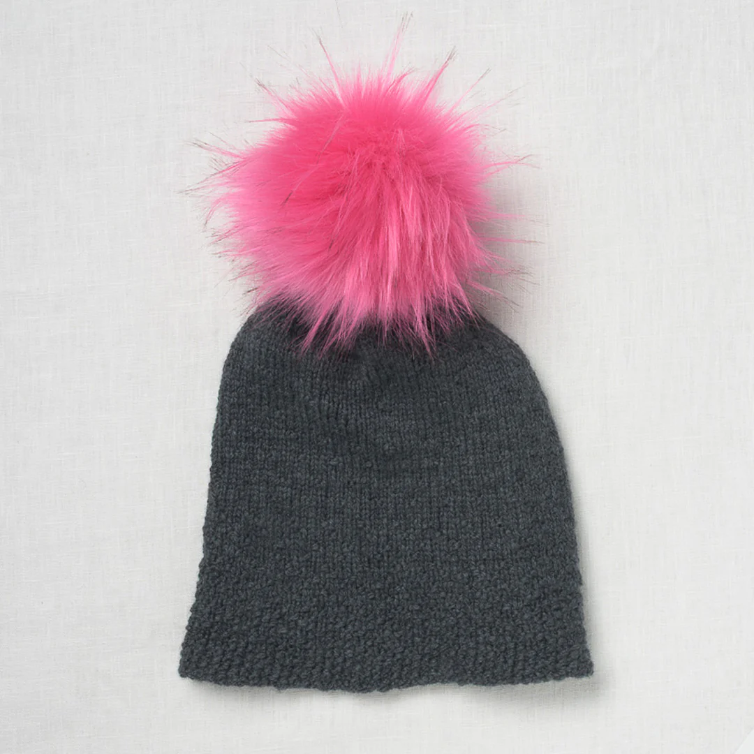 Lovafur Luxe Faux Fur Pom Luxe Pink Raccoon