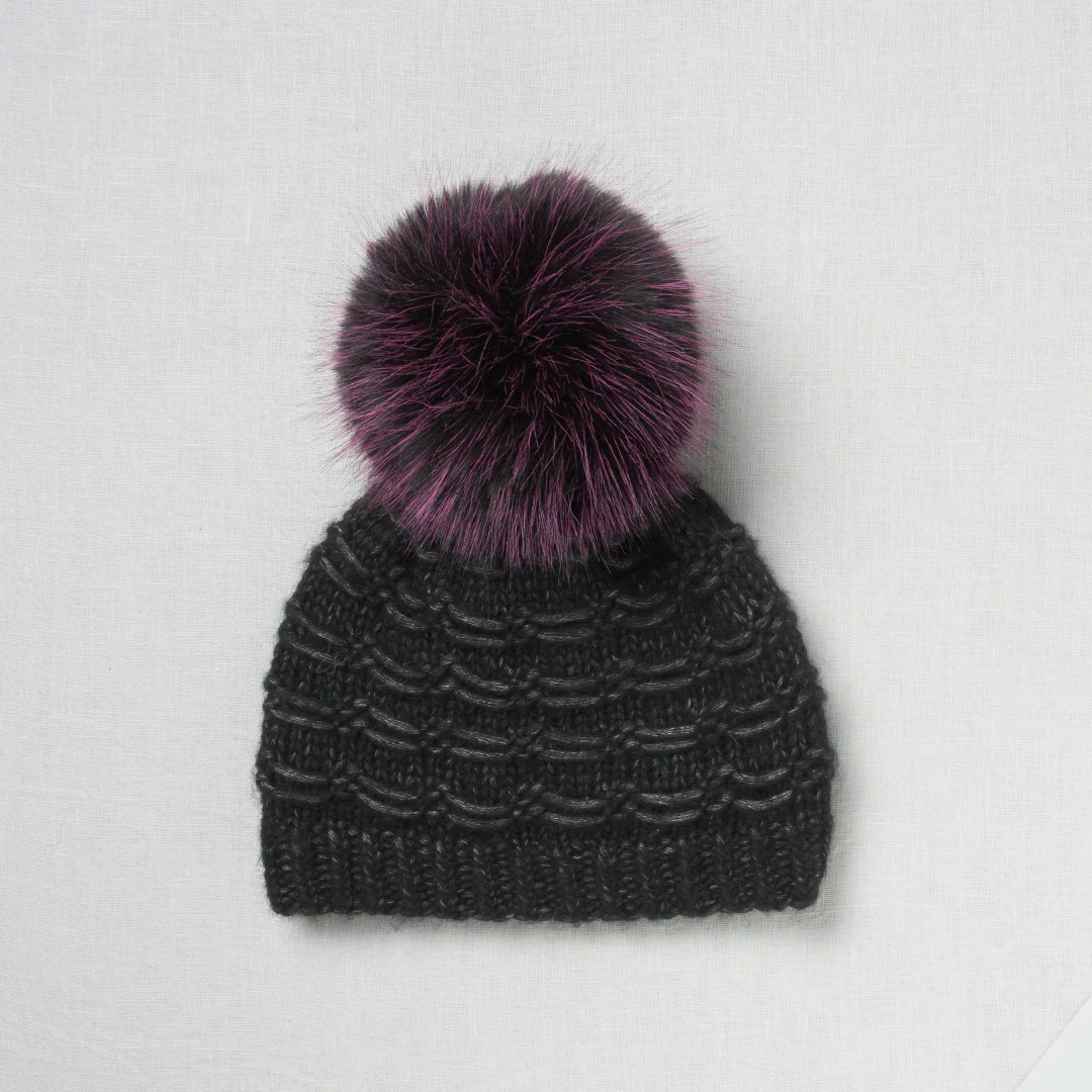 Lovafur Luxe Faux Fur Pom Pink Harlequin