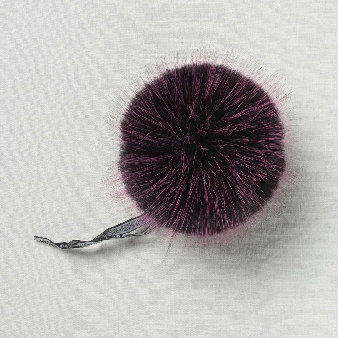 Lovafur Luxe Faux Fur Pom Pink Harlequin - Image 2