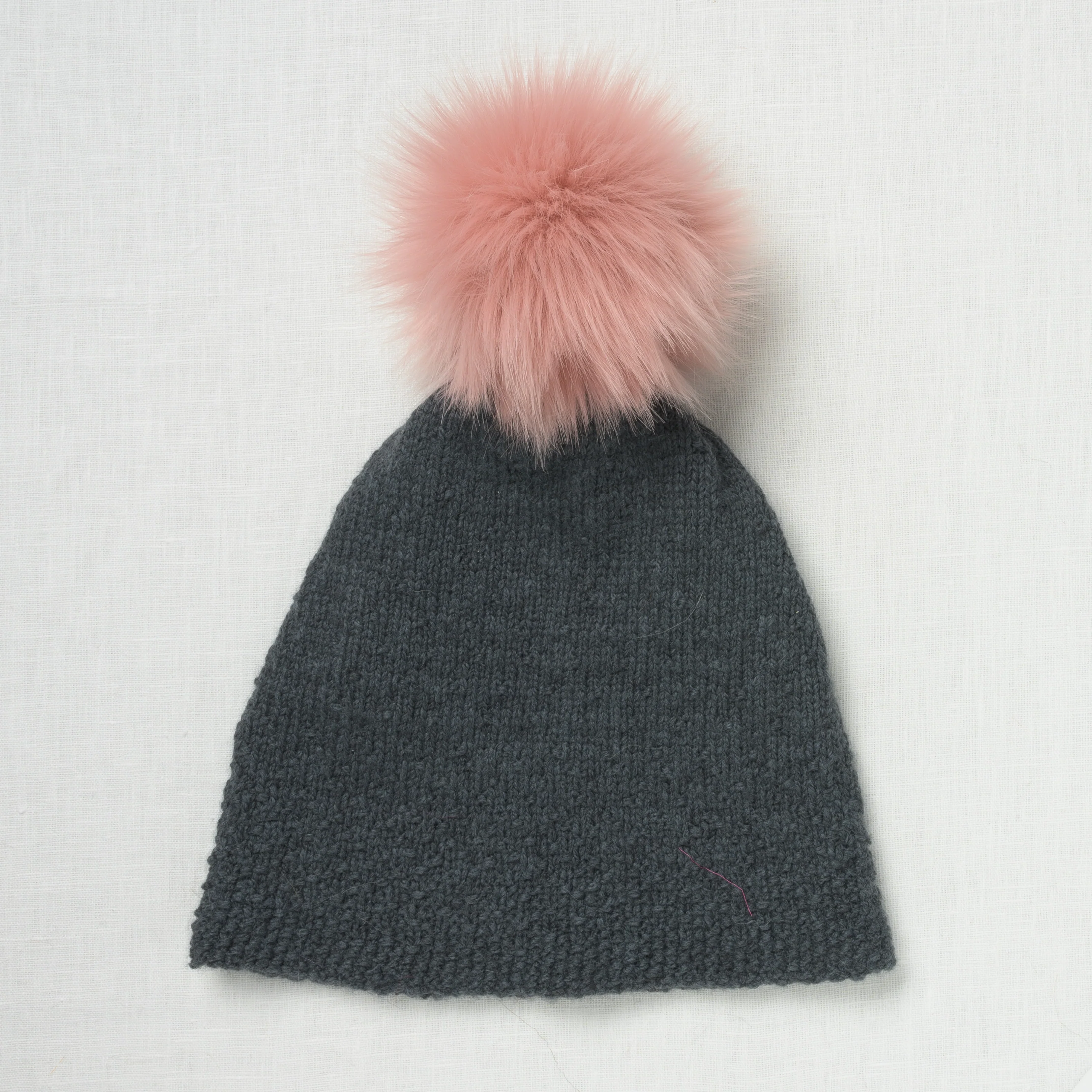 Lovafur Luxe Faux Fur Pom Quartz Rose Fox