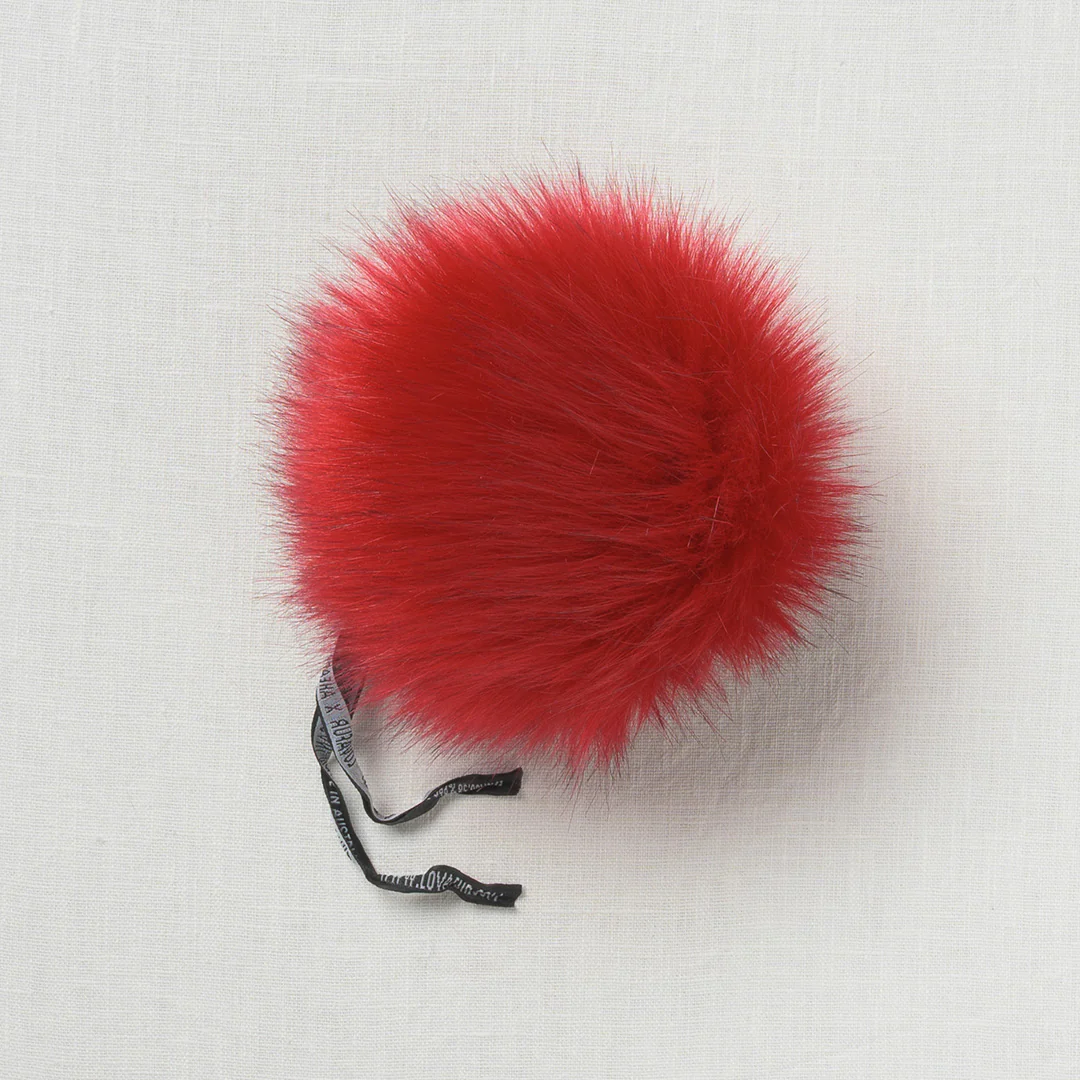 Lovafur Luxe Faux Fur Pom Scarlet Fox - Image 2