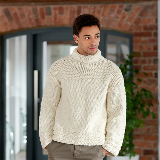 Lux Beginner Roll Neck Jumper by Chloe Elizabeth Birch - Image 5