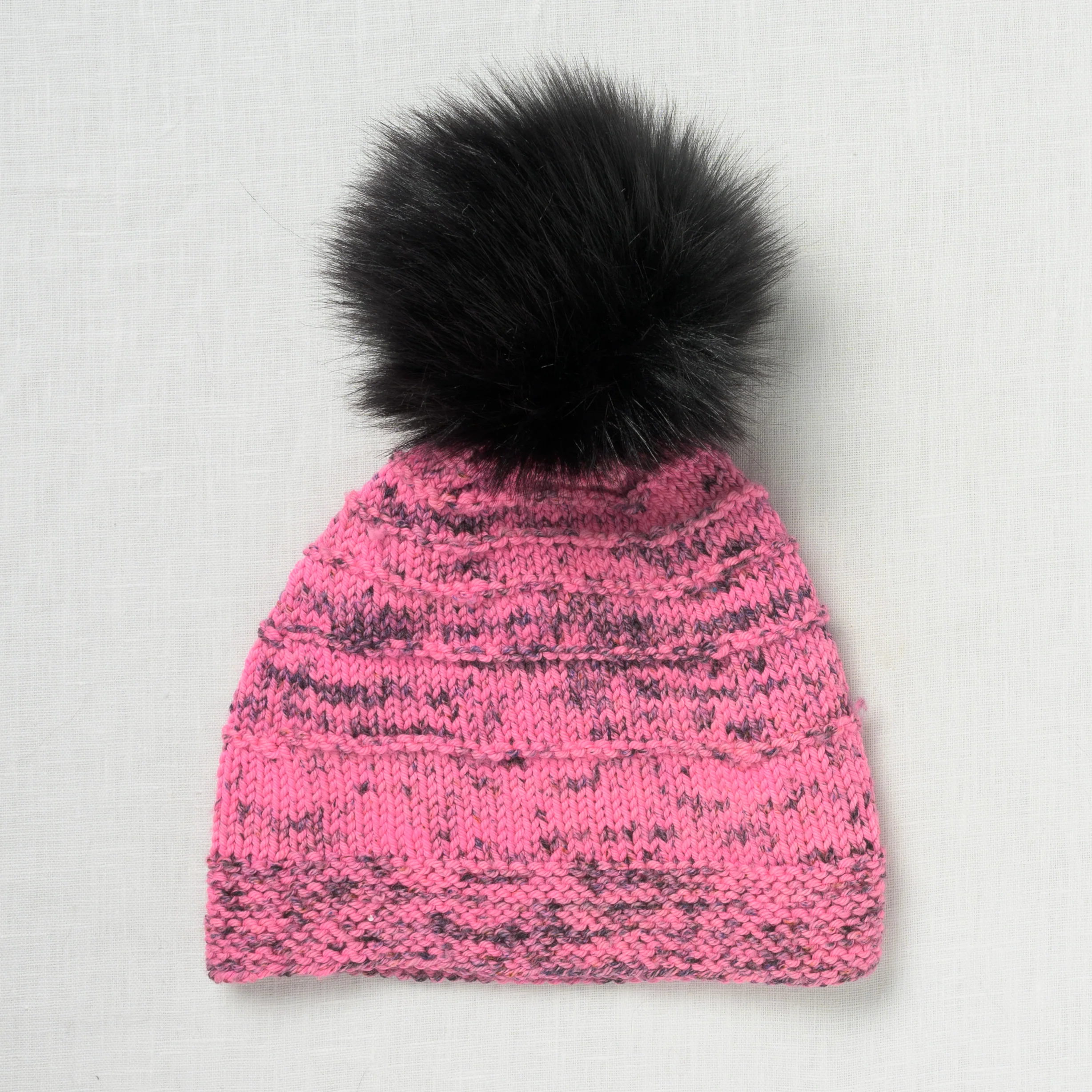 Lovafur Luxe Faux Fur Pom Black Fox
