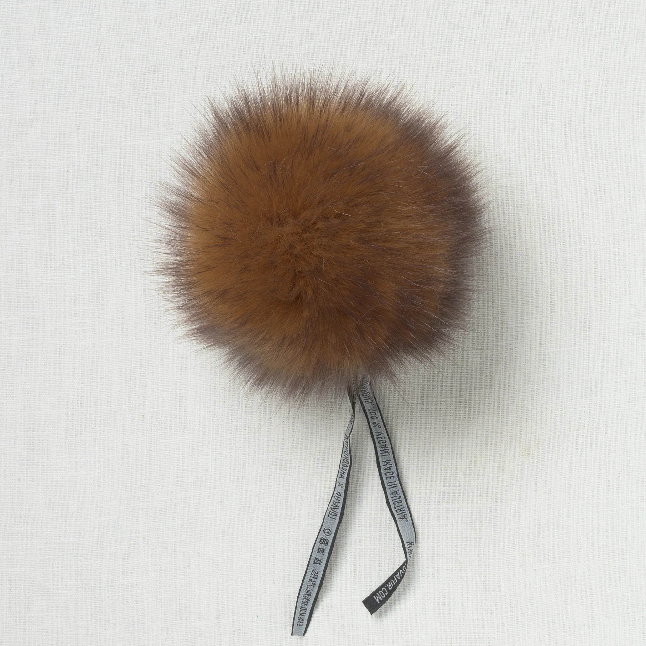 Lovafur Luxe Faux Fur Pom Camel Fox - Image 2