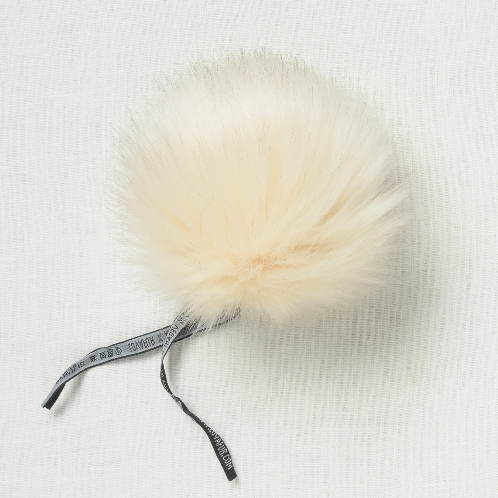 Lovafur Luxe Faux Fur Pom Cream Fox - Image 2