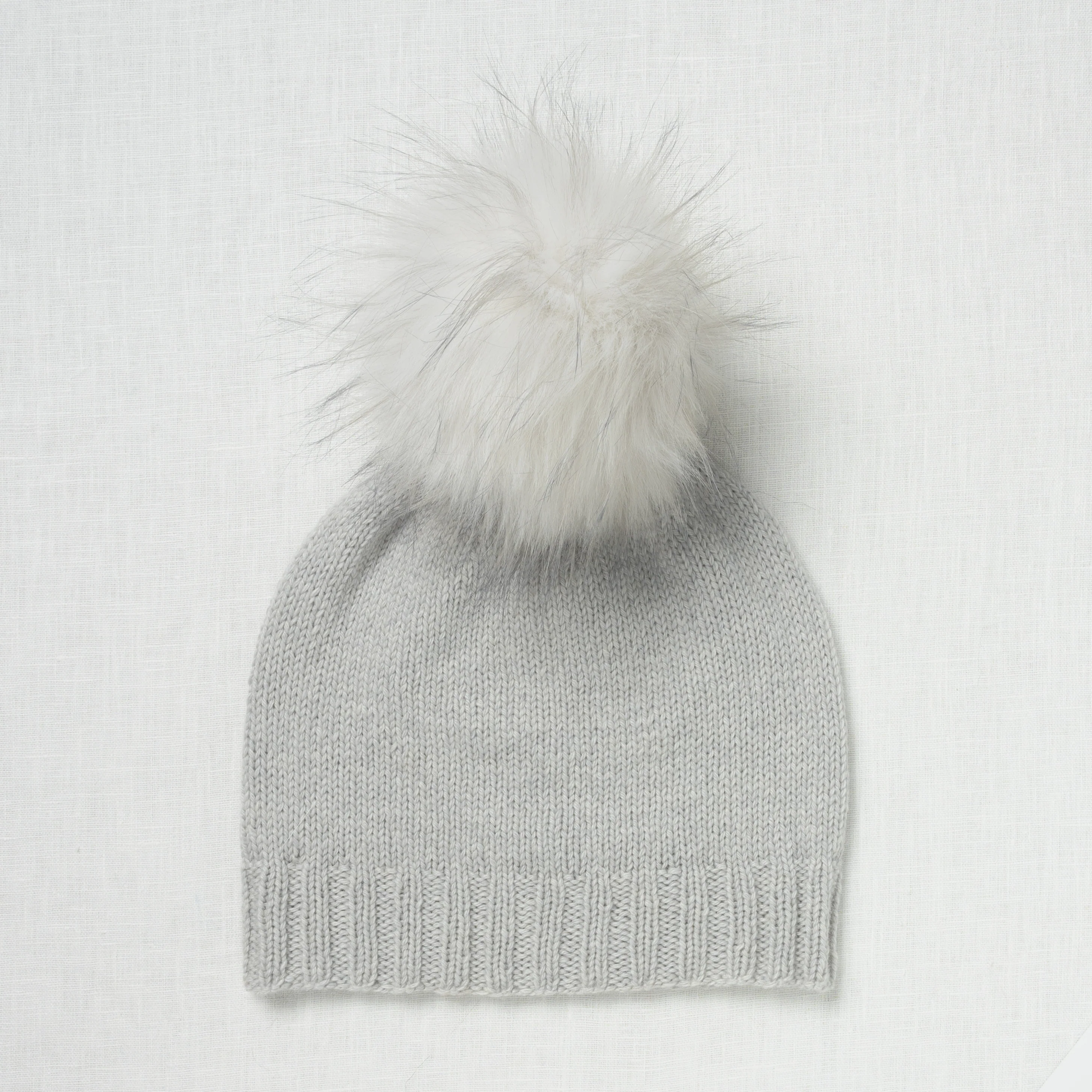 Lovafur Luxe Faux Fur Pom Fog Raccoon