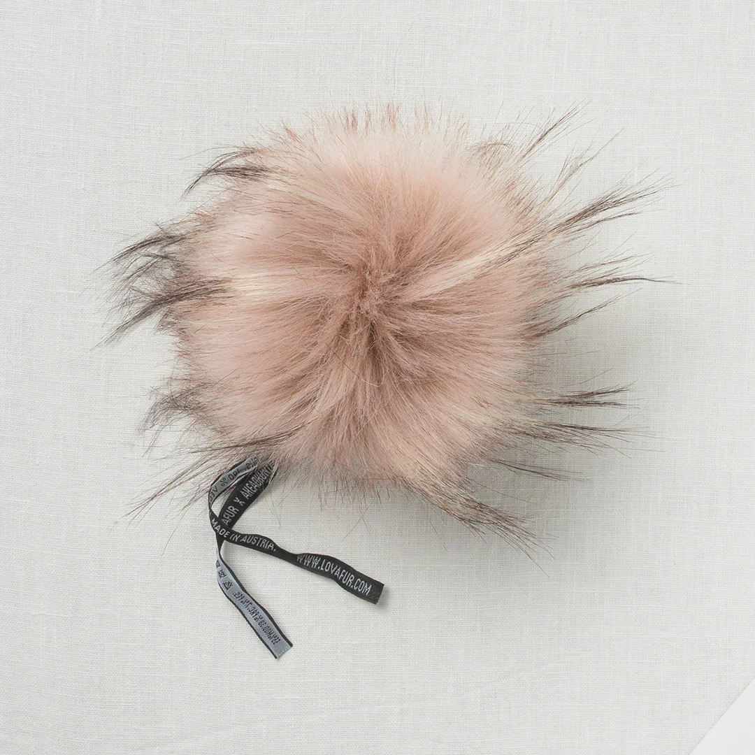 Lovafur Luxe Faux Fur Pom Quartz Raccoon - Image 2