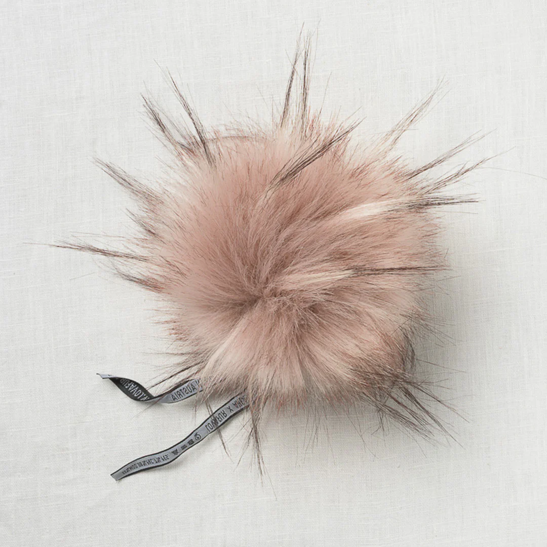 Lovafur Luxe Faux Fur Pom Rose Raccoon (Limited Edition) - Image 2