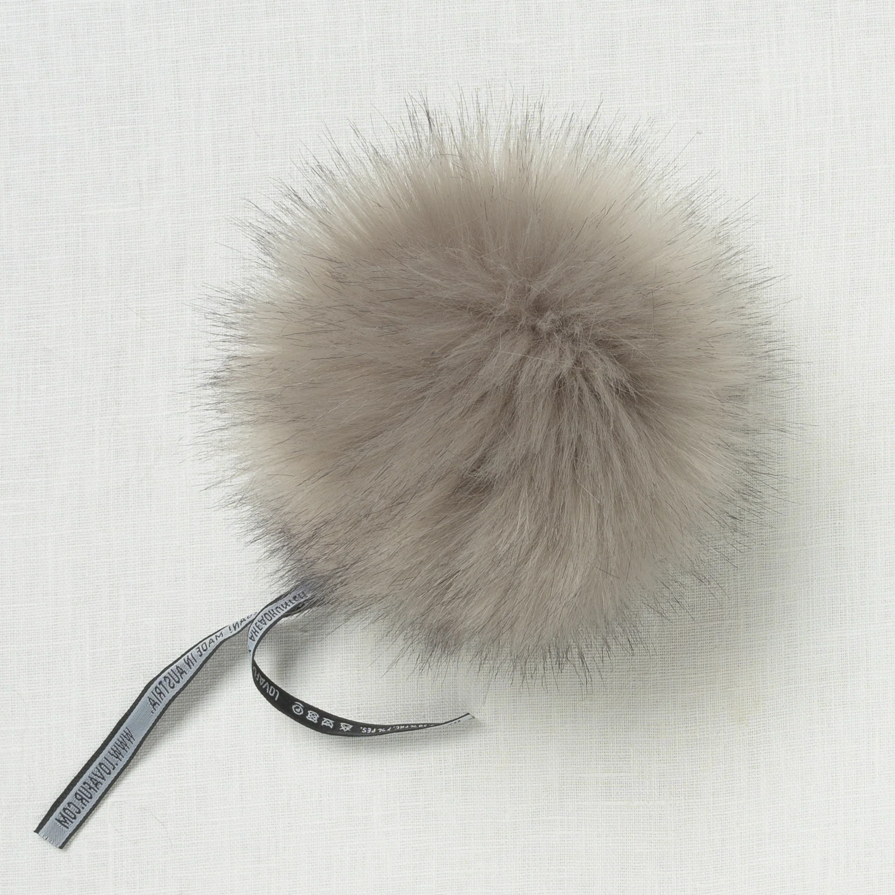Lovafur Luxe Faux Fur Pom Steel Grey Fox - Image 2