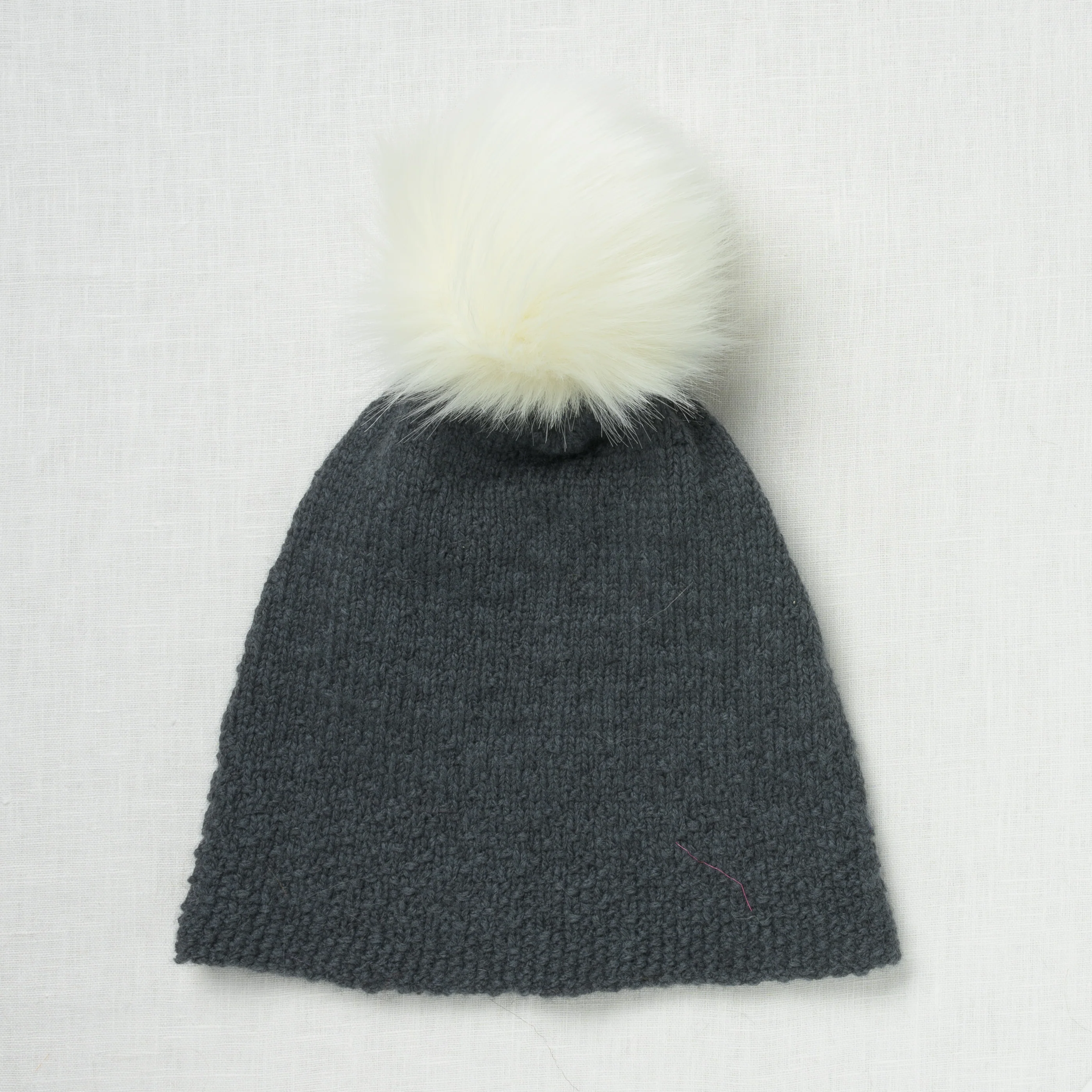 Lovafur Luxe Faux Fur Pom White Fox
