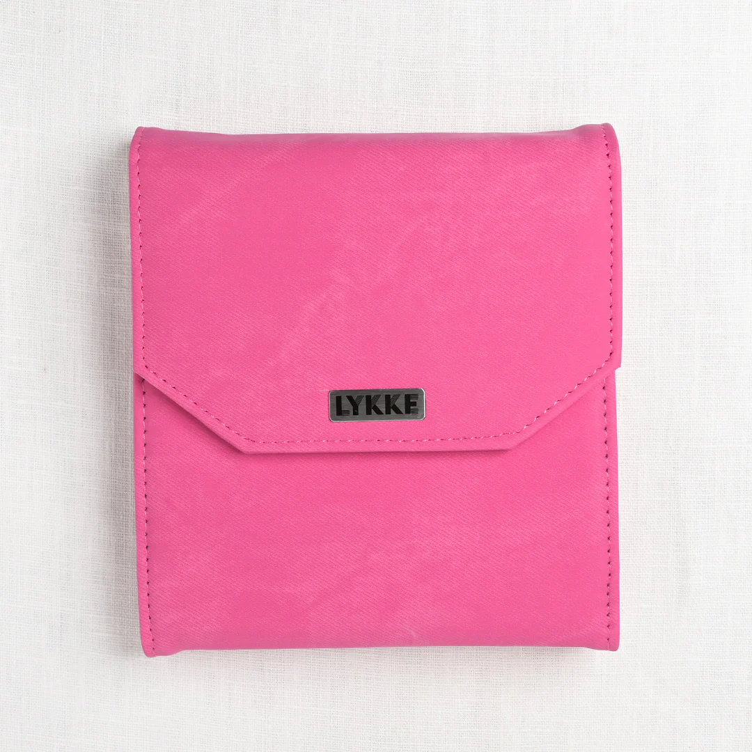 Lykke Blush 6" Crochet Hook Set, Fuchsia Denim Case - Image 3