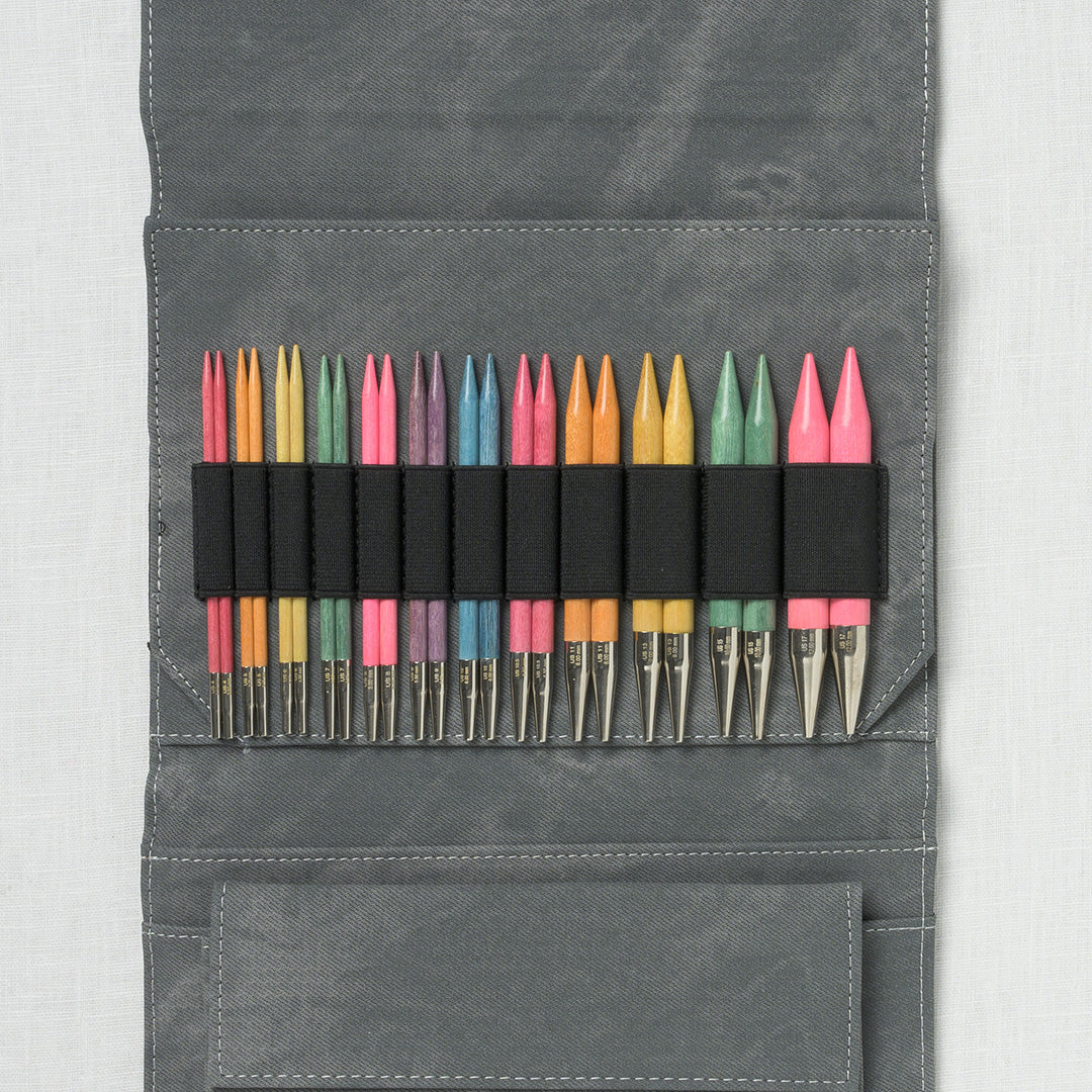 Lykke Colour 5" Interchangeable Circular Needle Set, Grey Denim Case - Image 3