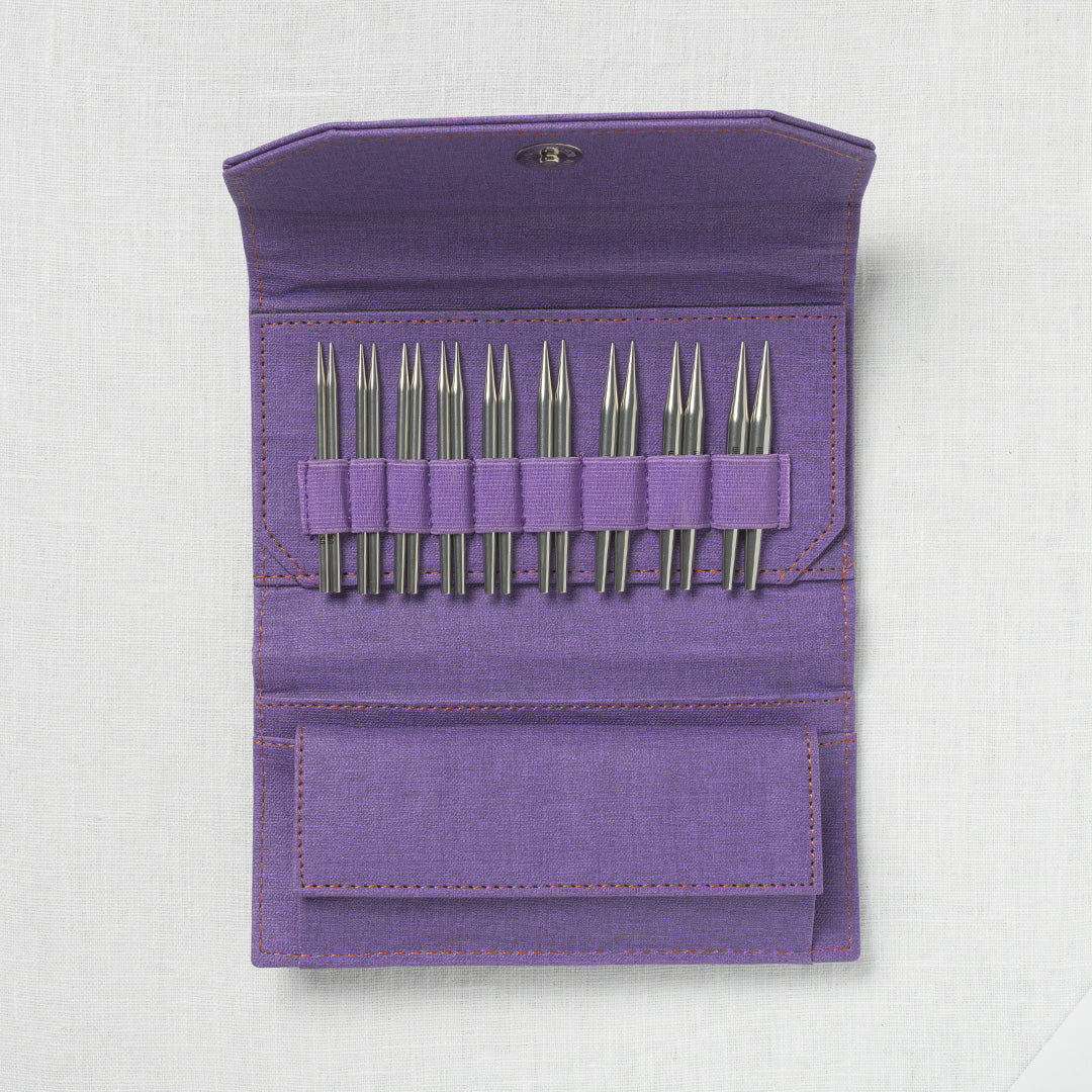 Lykke Flight 3.5" Deluxe Interchangeable Needle Set, US 3-10.5, Purple - Image 3