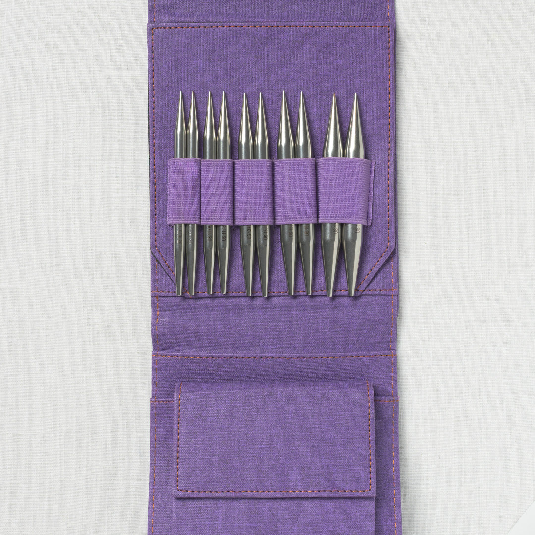 Lykke Flight 5" Interchangeable Needle Set, US 10.75-17, Purple - Image 3