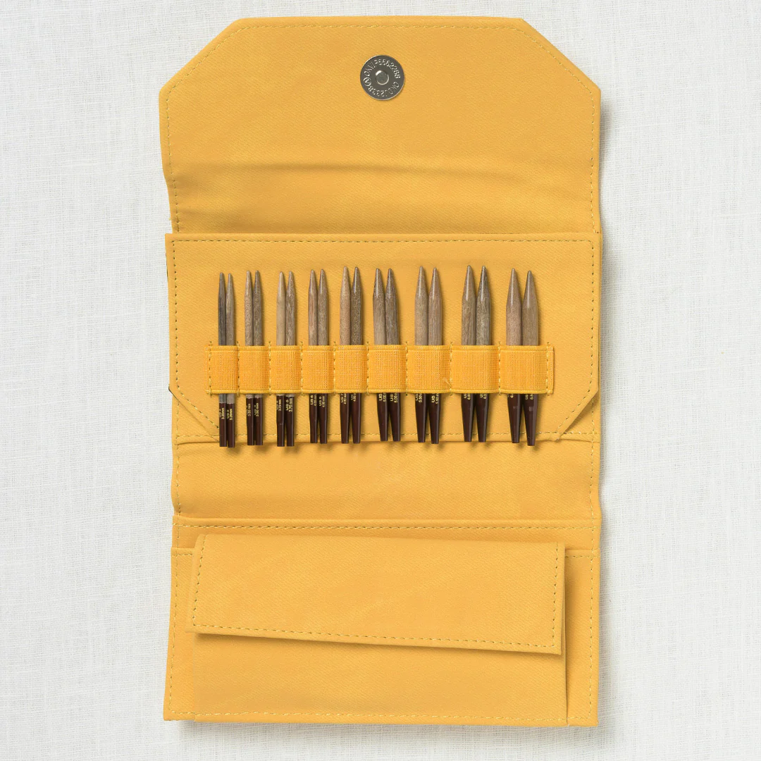 Lykke Umber 3.5" Interchangeable Circular Needle Set, Dandelion Denim Case - Image 3