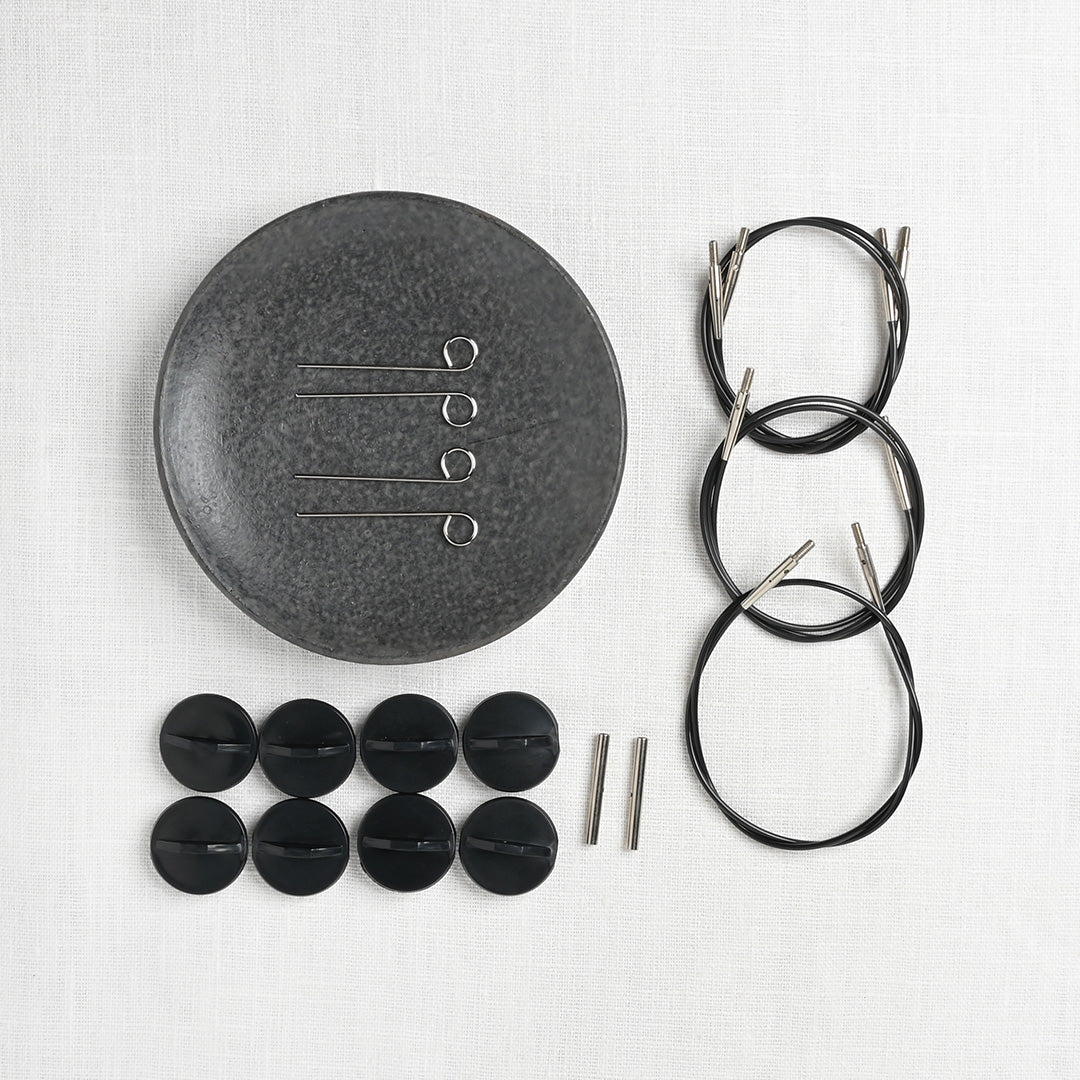 Lykke Umber 3.5" Interchangeable Circular Needle Set, Dandelion Denim Case - Image 5