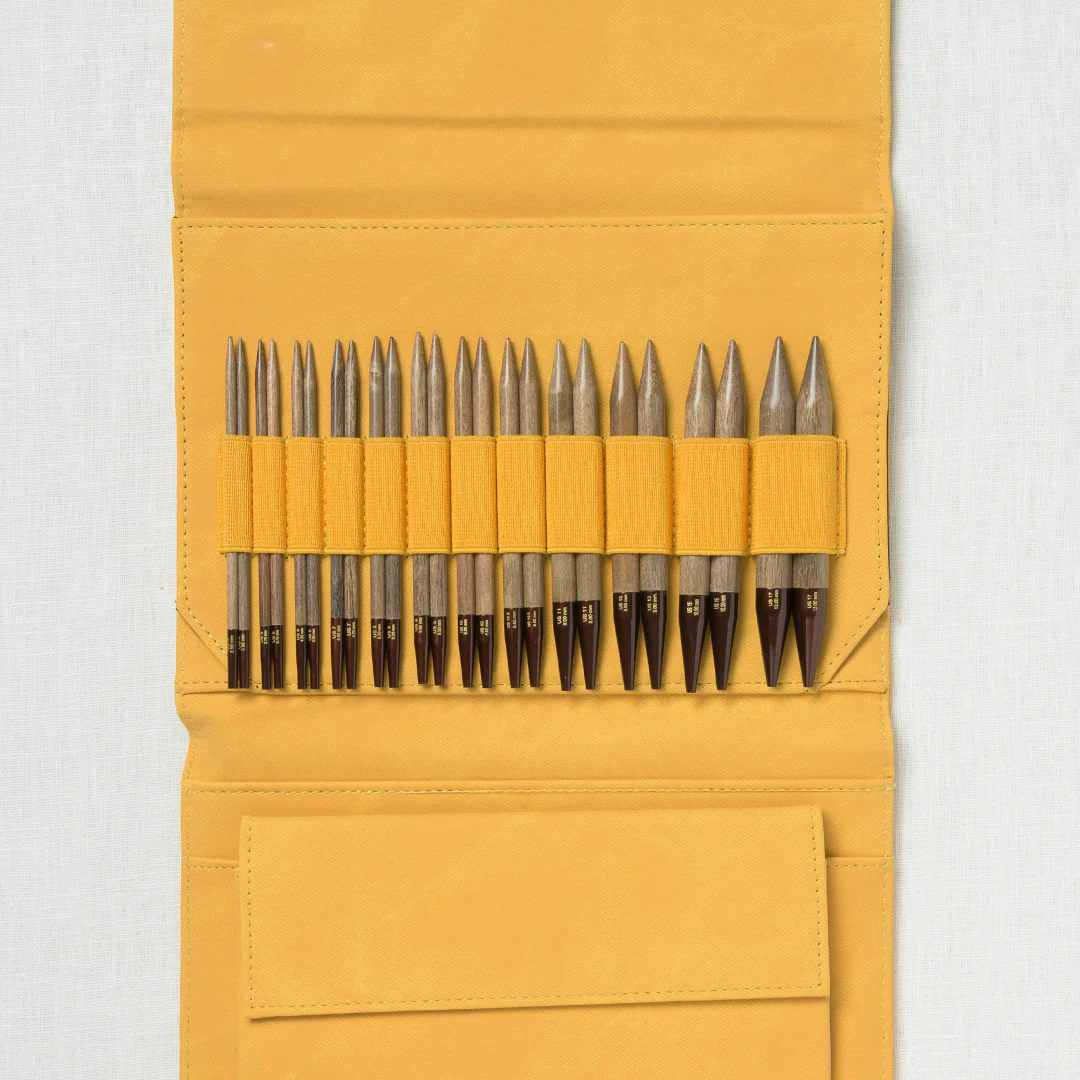 Lykke Umber 5" Interchangeable Circular Needle Set, Dandelion Denim Case - Image 3