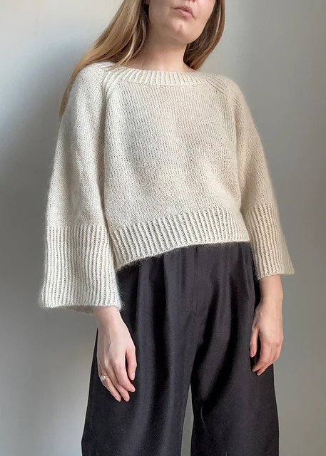 lyra blouse by aegyoknit, by Karoline Skovgaard Bentsen - Image 6