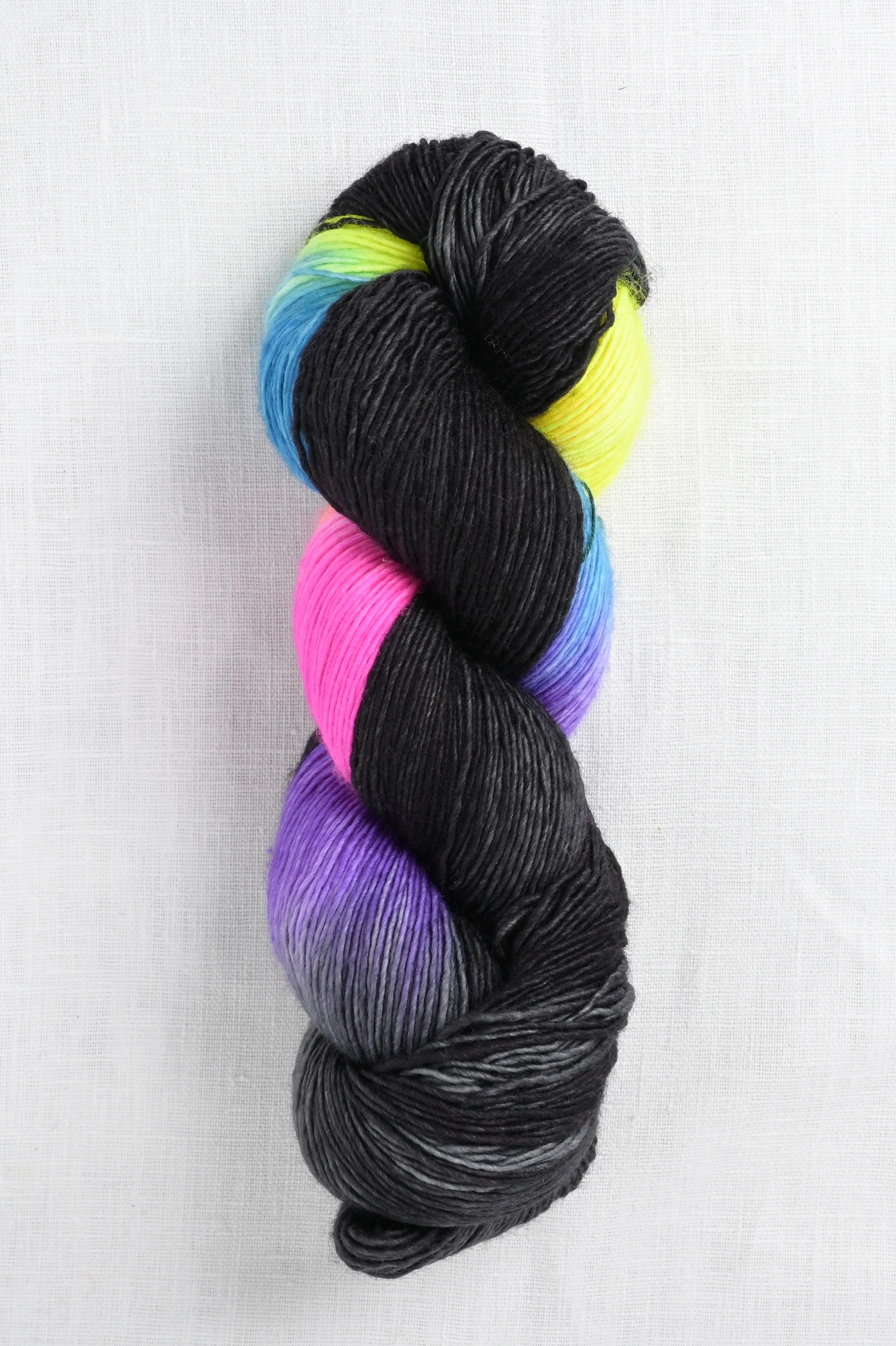 Madelinetosh Tosh Silk Cloud Black Rainbow