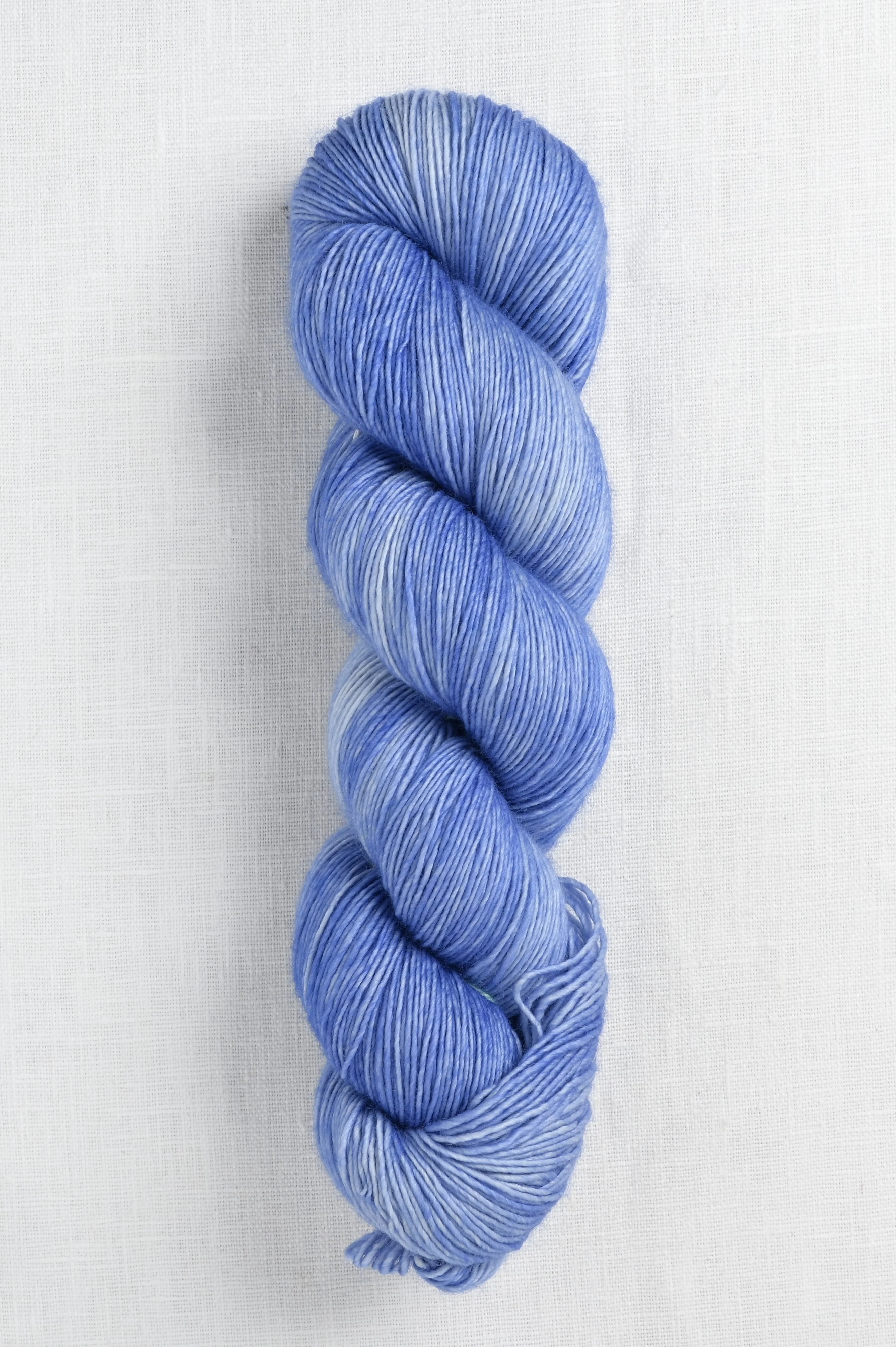 Madelinetosh Tosh Silk Cloud Blue Gingham