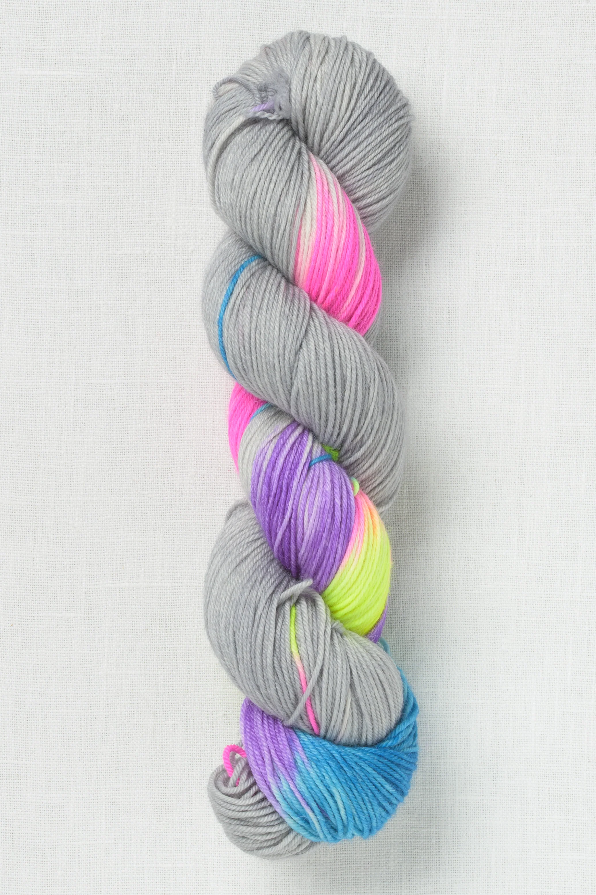 Madelinetosh Woolcycle Sport Cloudy with a Chance of Rainbows
