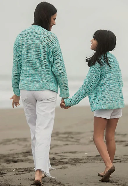 Manuela Cardigan girl by Amano Yarns - Image 2