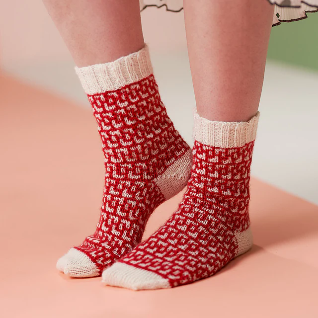 Maze Hand Knit Sock by Winwick Mum - Image 2