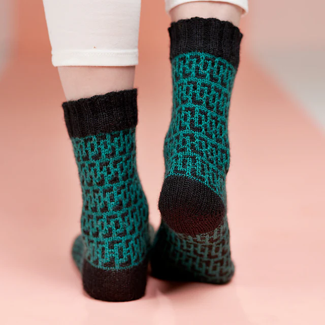 Maze Hand Knit Sock by Winwick Mum - Image 4