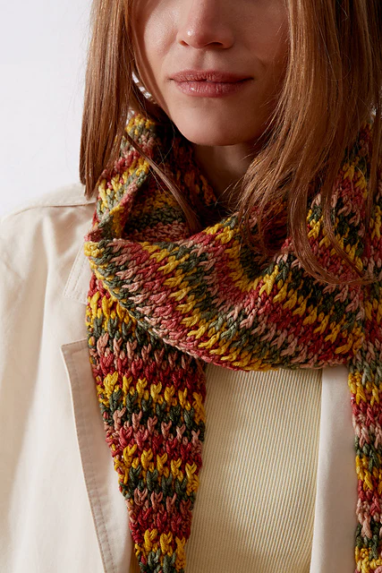 Medley Scarf by Nina Holubcova - Image 2
