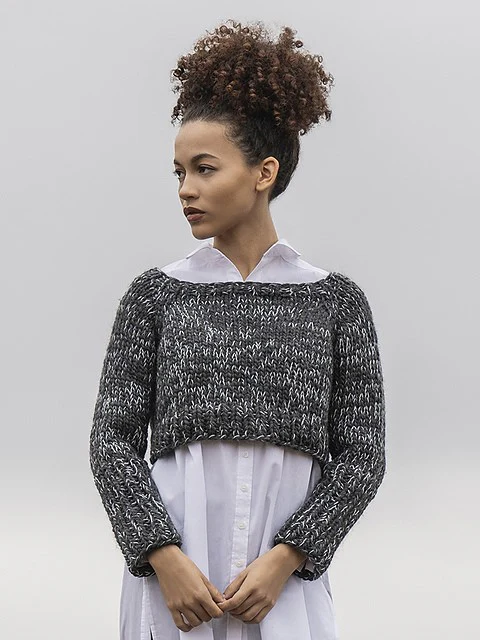 Midlothian Marled Crop by Mary Pranica