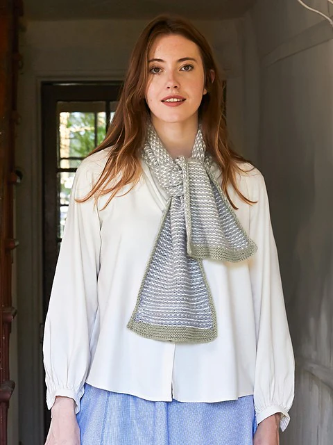 Minerva Reversible Woven Scarf by Birch + Bliss
