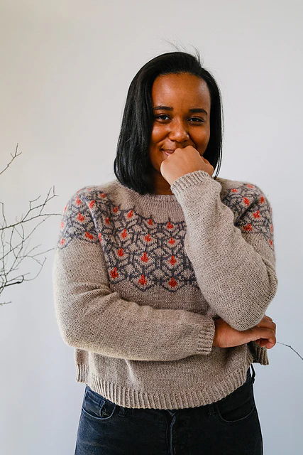 Moonflower Sweater by Beach House Knits - Image 2
