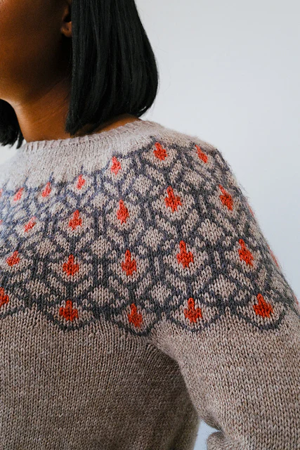 Moonflower Sweater by Beach House Knits - Image 5
